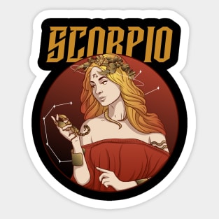 Scorpio / Zodiac Signs / Horoscope Sticker